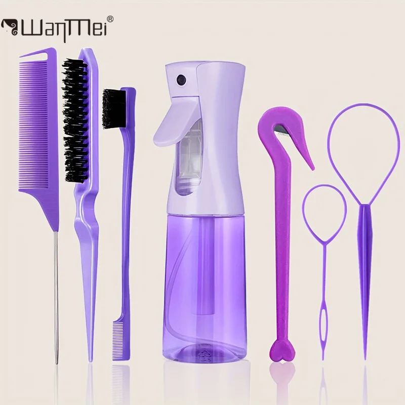Hair Care Spray - 7pc/set Professional Hairdressing Kit Tool Includes