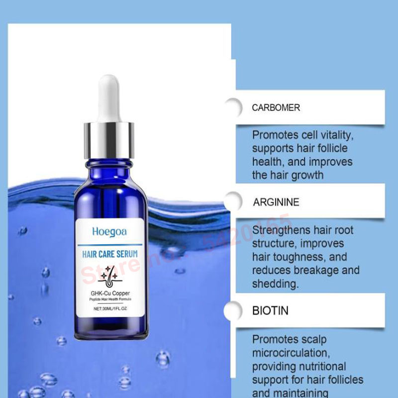 Hair Care Ginseng - 30ml GHK-Cu Peptide Serum Anti Hair