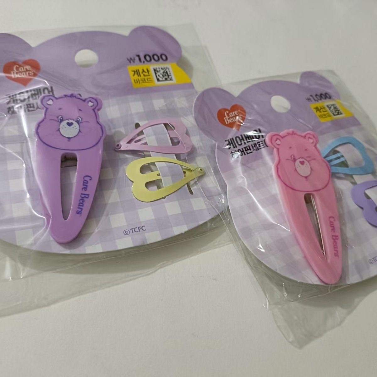 Hair Care Zinc - Care Bears Hair Clip Set, Cute