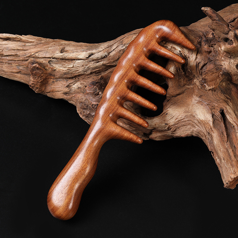 Hair Care Long Hair - Natural Sandalwood Hair Combs Anti-Static Wooden