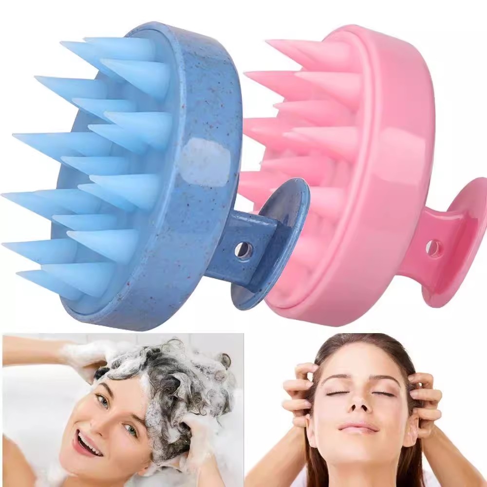 Hair Care China - Silicone Shampoo Brush Head Scalp Massage