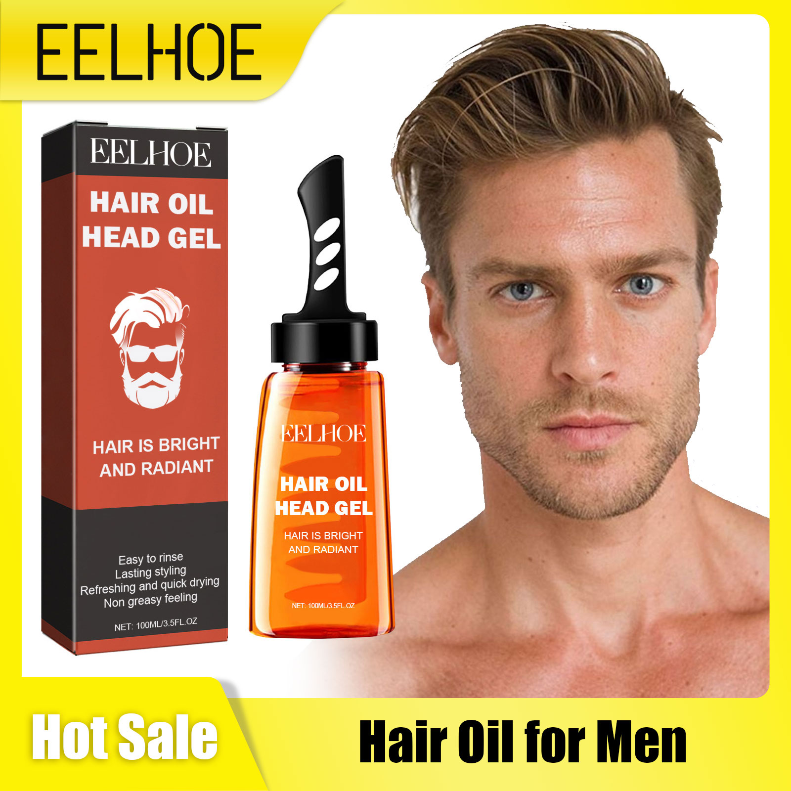 Hair Care Long Hair - EELHOE 2 in 1 Professional Hair