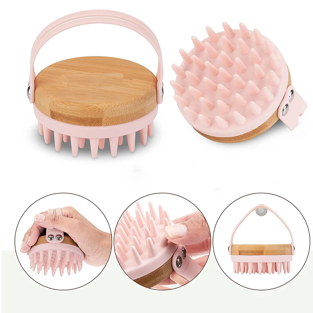 Hair Care Tonic - New Scalp Massager Shampoo Brush Wooden