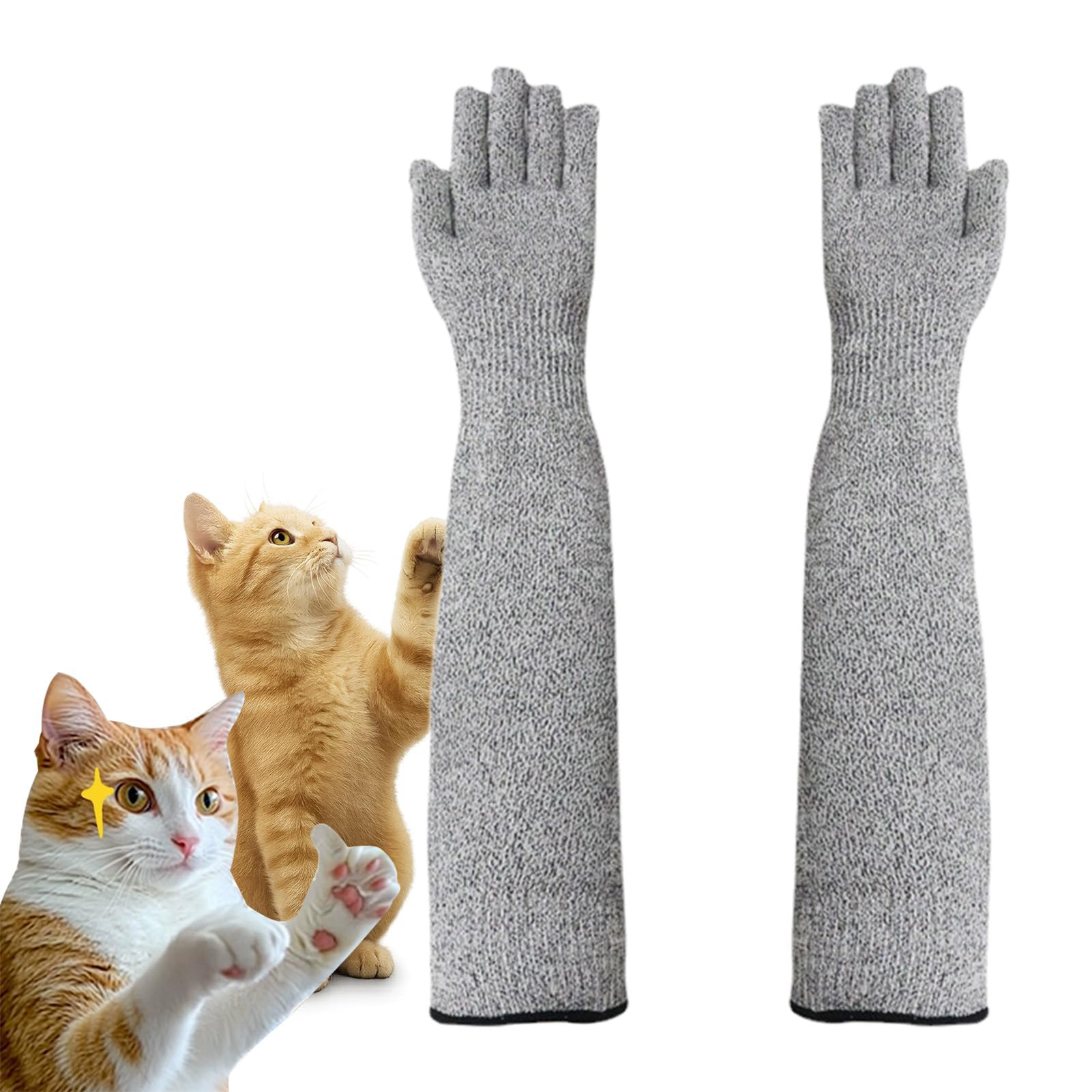 Hair Care Long Hair - Pet Care Long Gloves 40cm Scratch