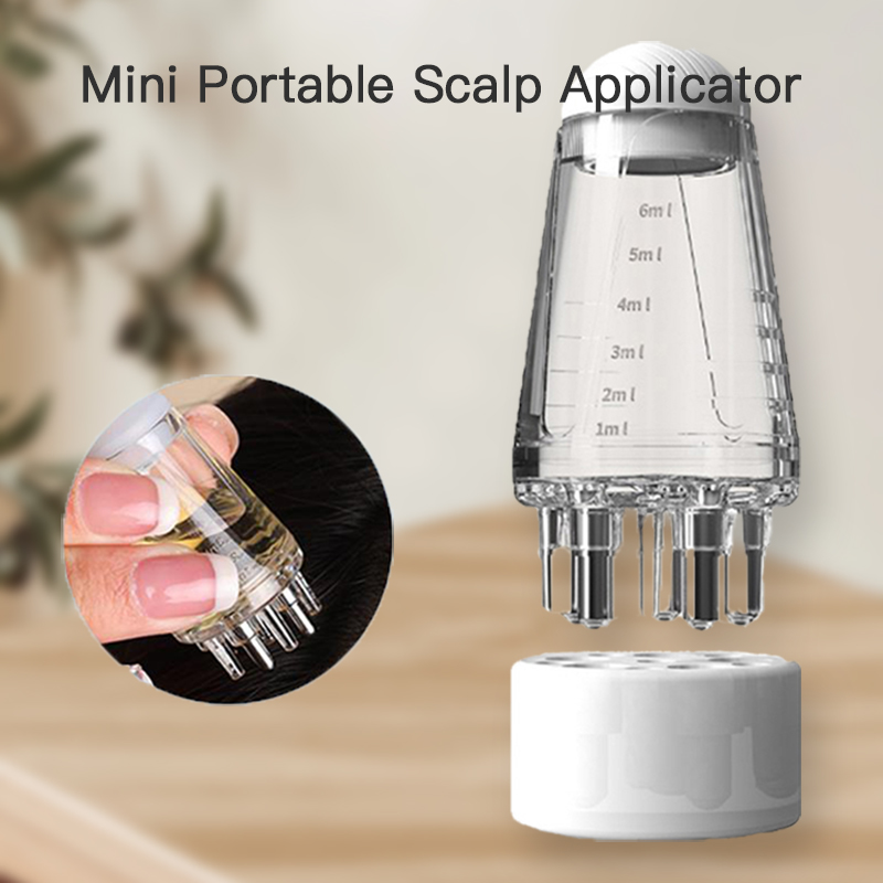 Hair Care Tonic - Mini Portable Scalp Applicator Liquid Comb
