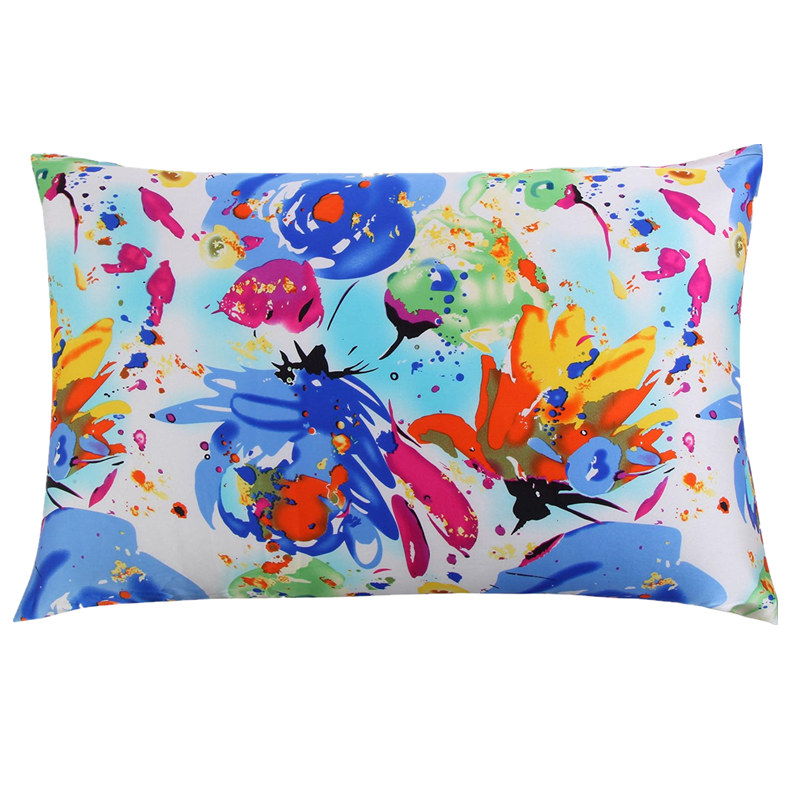 Satin Pillowcase Silk - Lụa Dây Kéo Áo Gối 1Pc