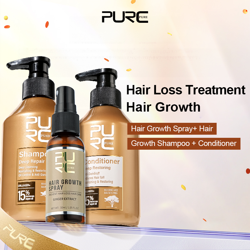 Hair Care Collagen - PURC Morocco Argan Oil Shampoo Conditioner