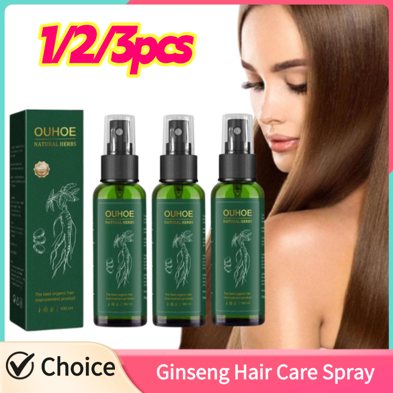 Hair Care Ginseng - 1/2/3pcs Ginseng Hair Serum For Men