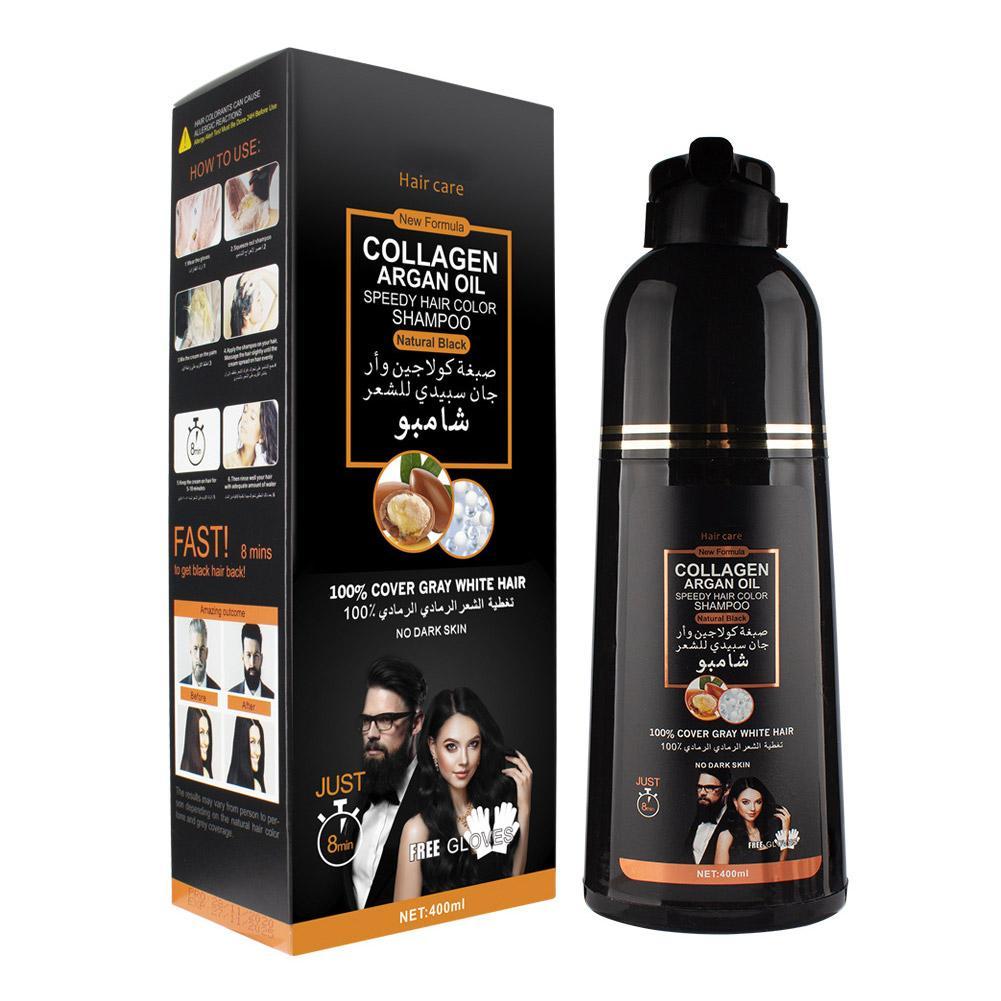 Hair Care Collagen - 3-in-1 Collagen Argan Oil Shampoo Long-Lasting