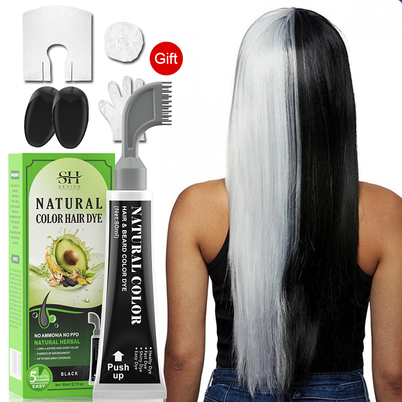 Hair Care Ginseng - Avocado Fast Hair Dye Black Shampoo