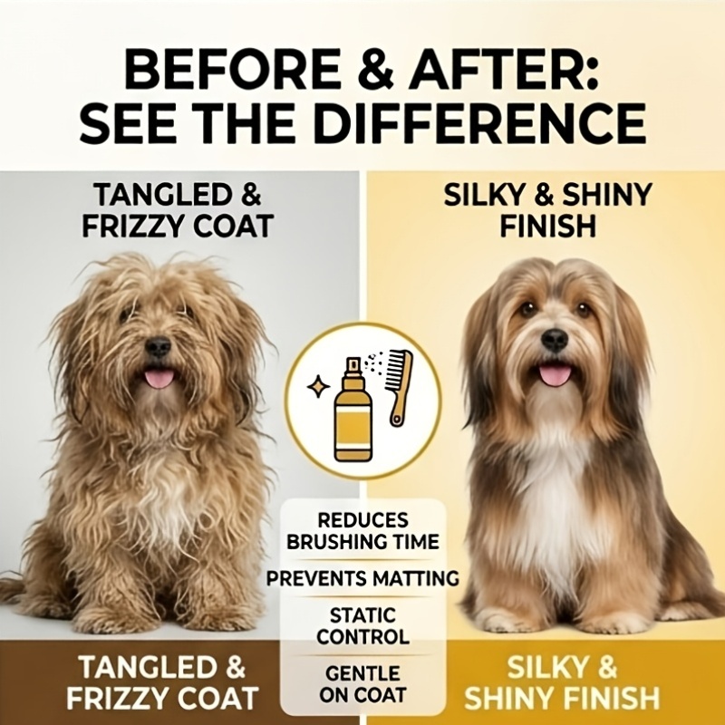 Pet Hair Care Spray And Detang - đánh giá và giá Hair Care Formulation