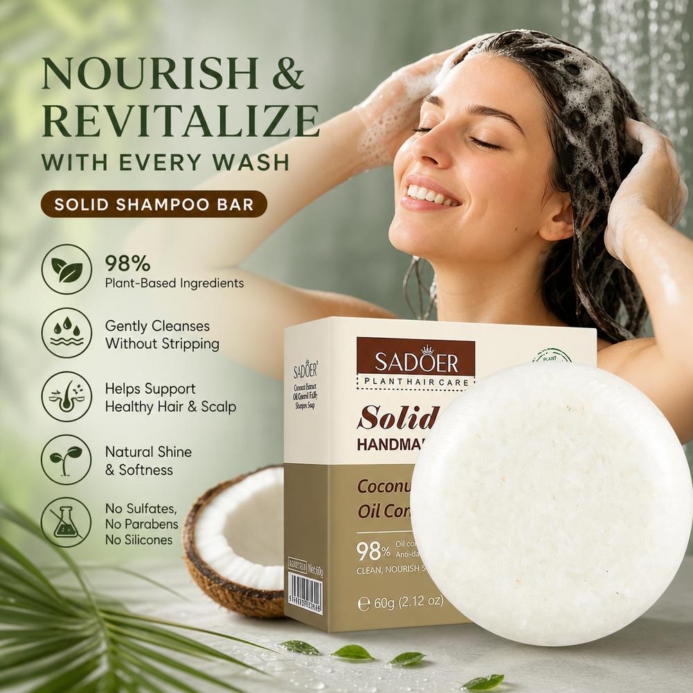 SADOER 60g Coconut Shampoo Her - đánh giá và giá Hair Care Herbal Products