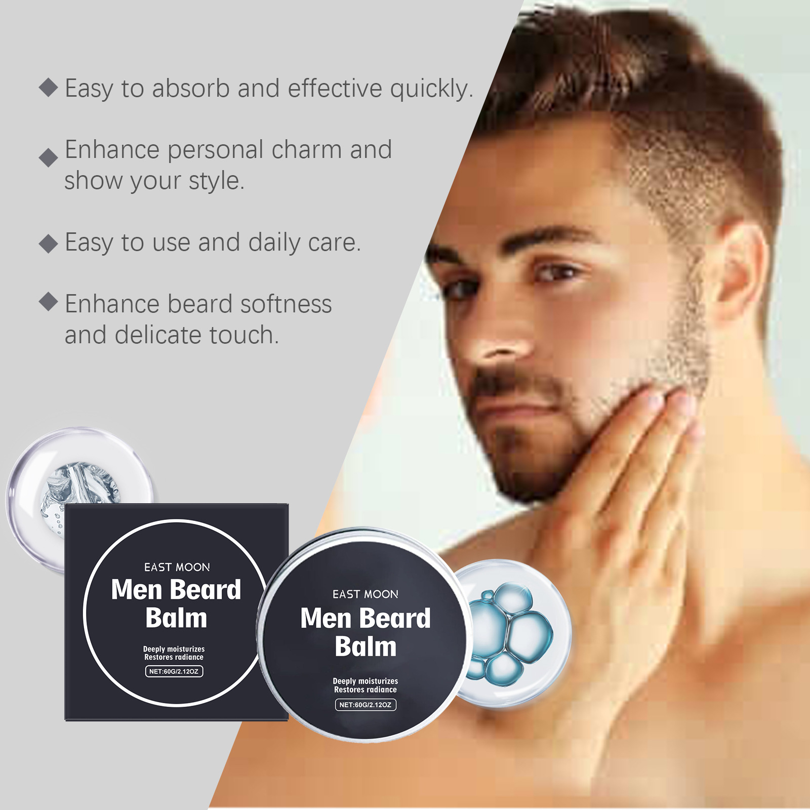 Beeswax Men Beard Balm Moistur - đánh giá và giá Hair Care Daily