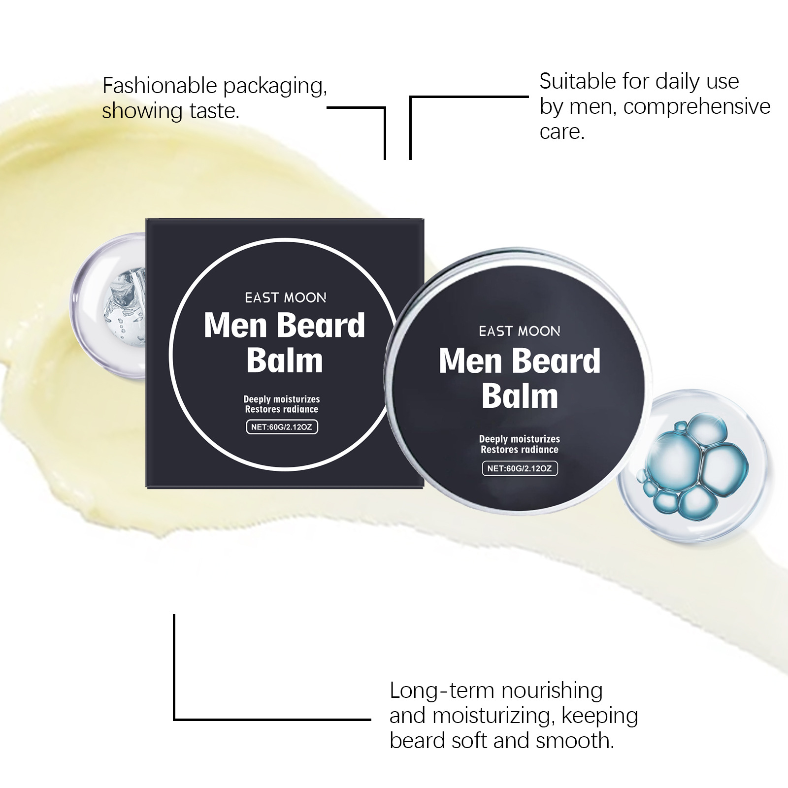 Beeswax Men Beard Balm Moistur - đánh giá và giá Hair Care Daily