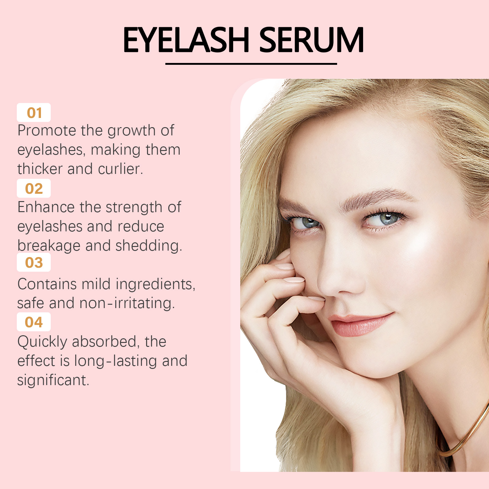 Eyelash Enhancer Serum Nourish - đánh giá và giá Hair Care Tonic