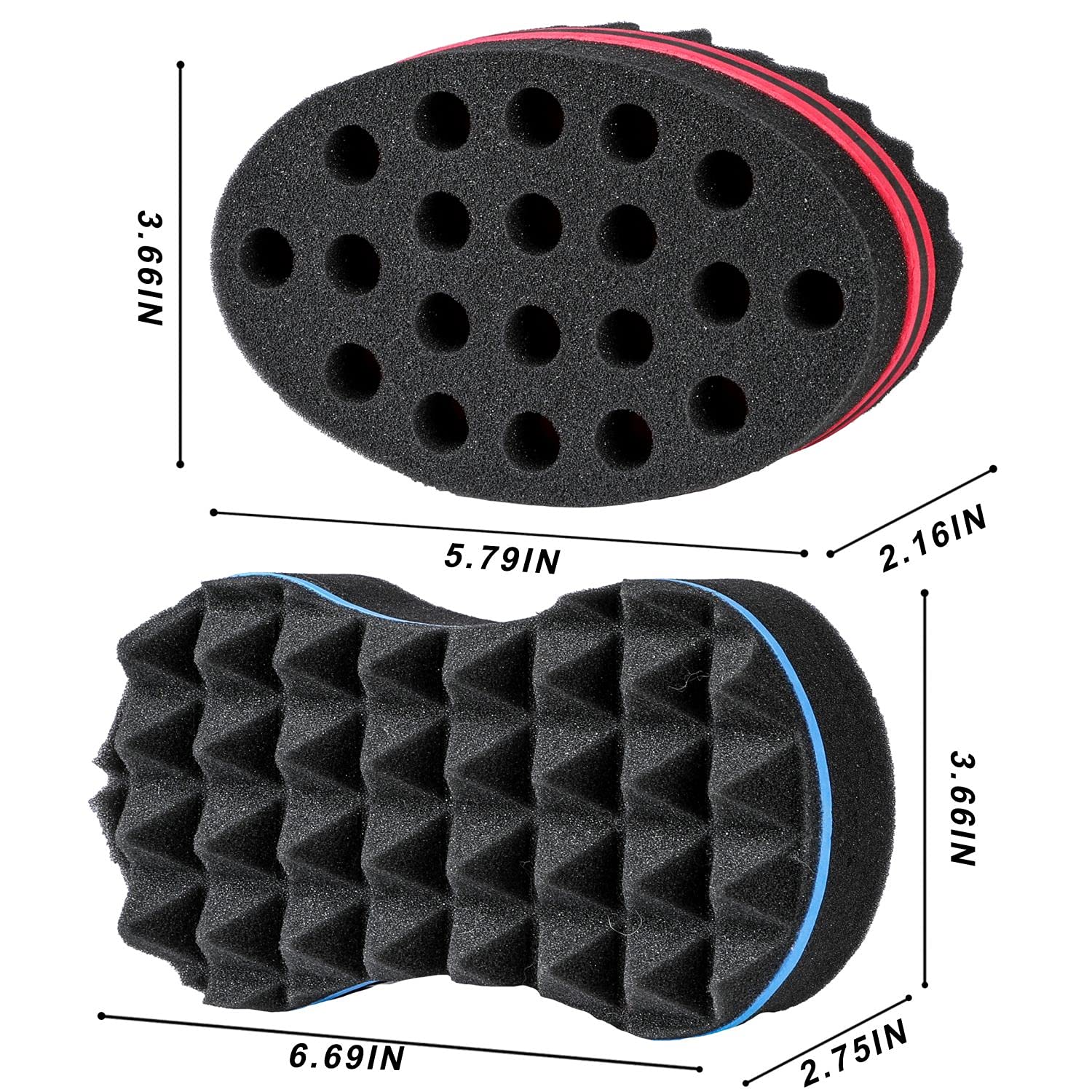 1Pcs Oval Double Sides Magic T - đánh giá và giá Twist Sponge Coil