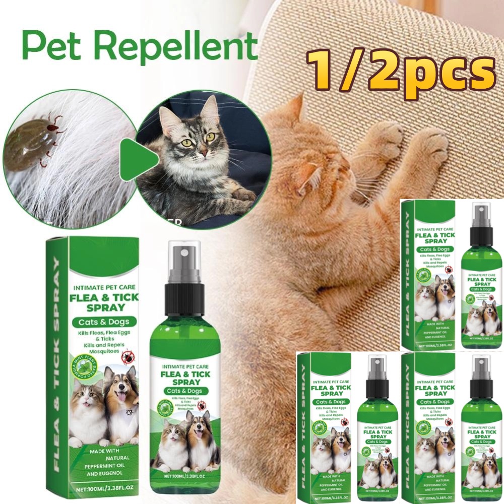 100ml Dog Cat Repel Fleas Mite - đánh giá và giá Hair Care Daily