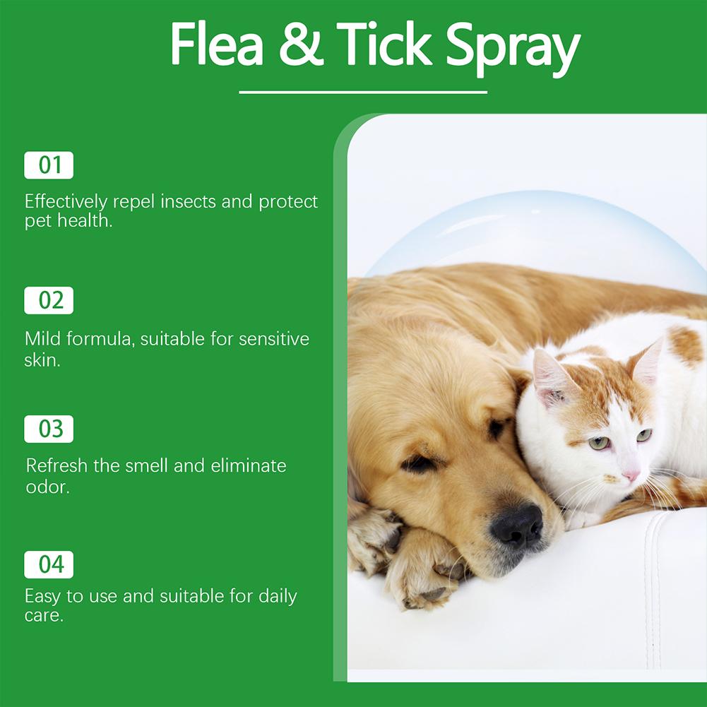 100ml Dog Cat Repel Fleas Mite - đánh giá và giá Hair Care Daily