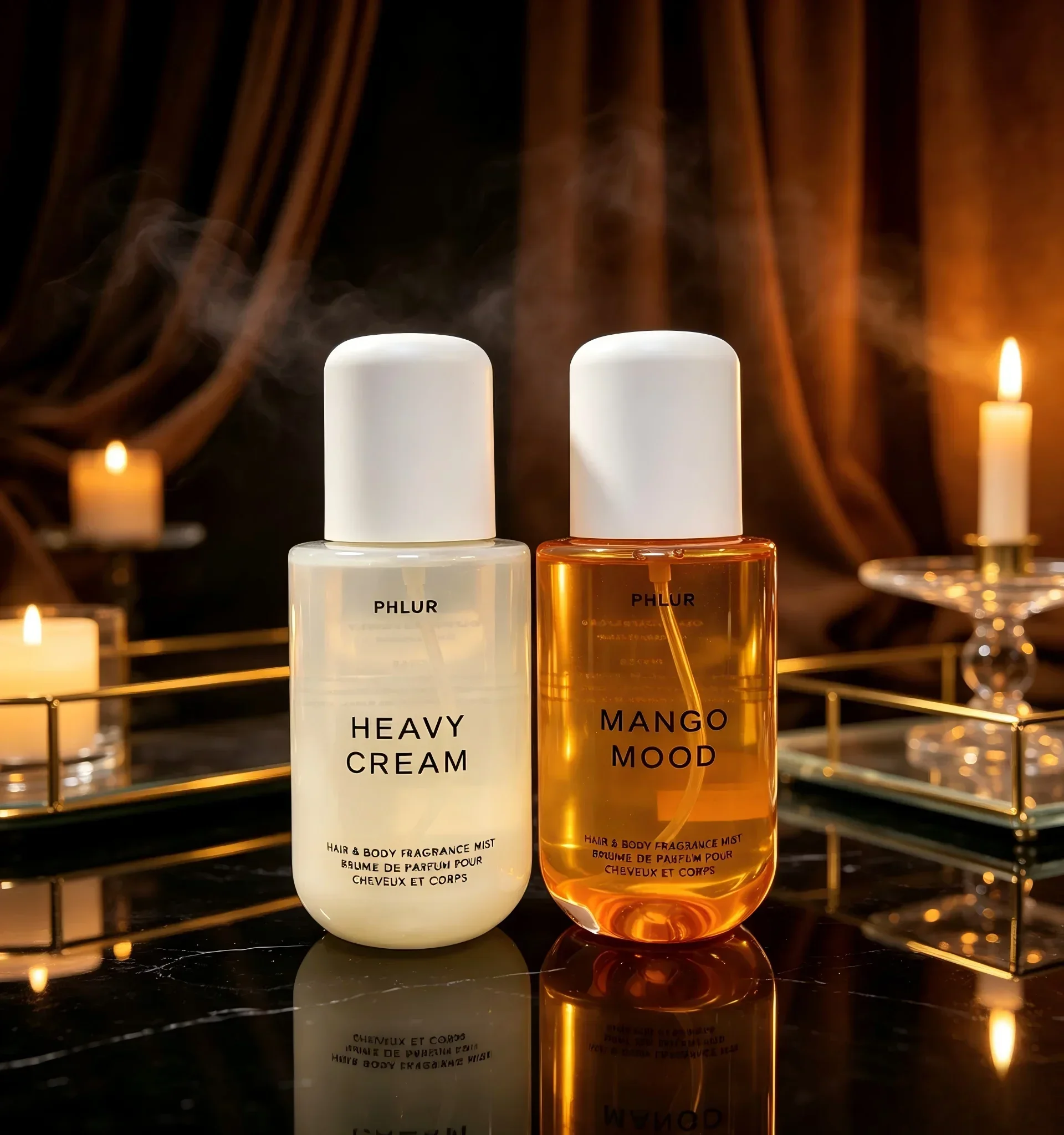 Phlur Heavy Cream + Mango Mood - đánh giá và giá Hair Care Spray