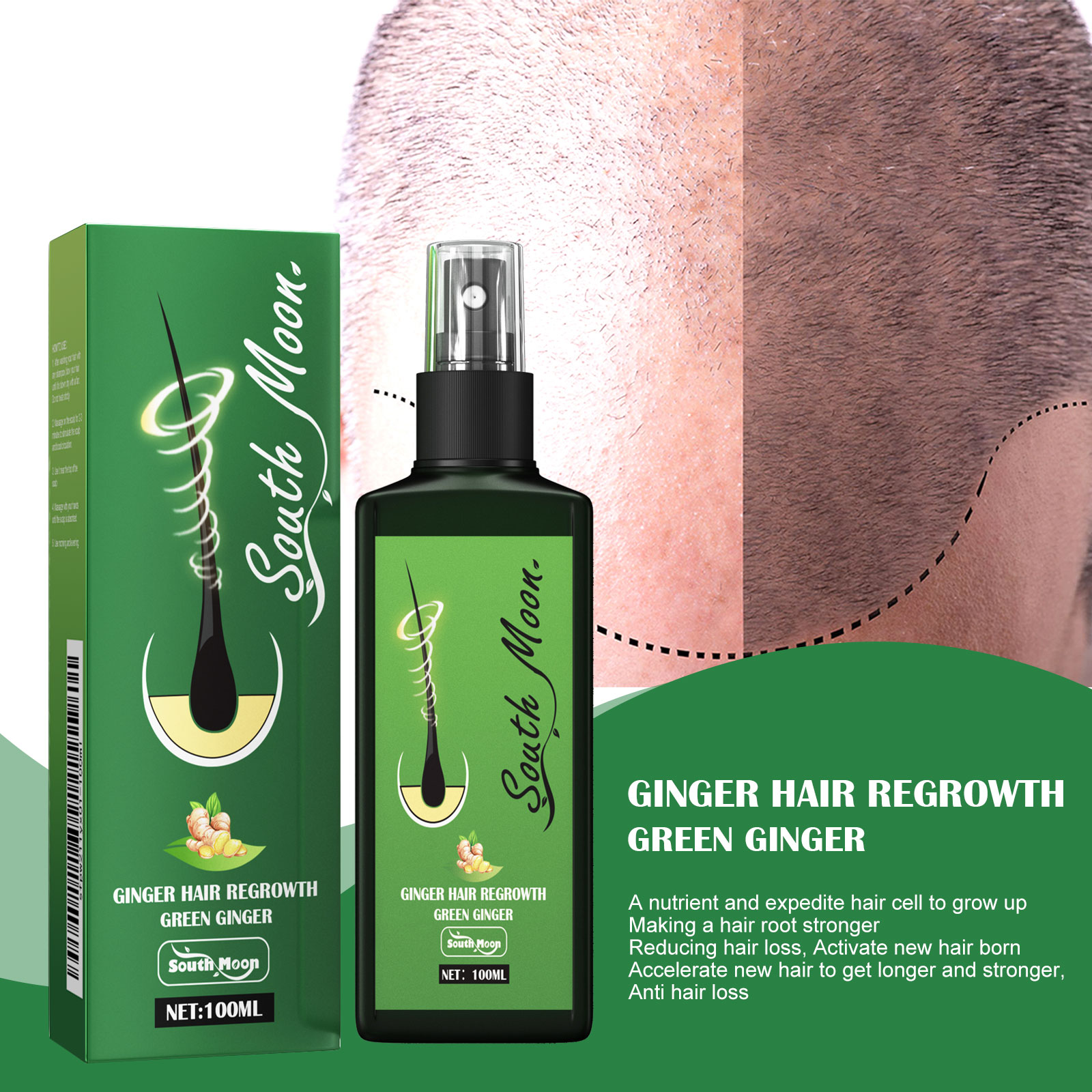 Ginger Hair Care Spray Promote - đánh giá và giá Hair Care Herbal Products
