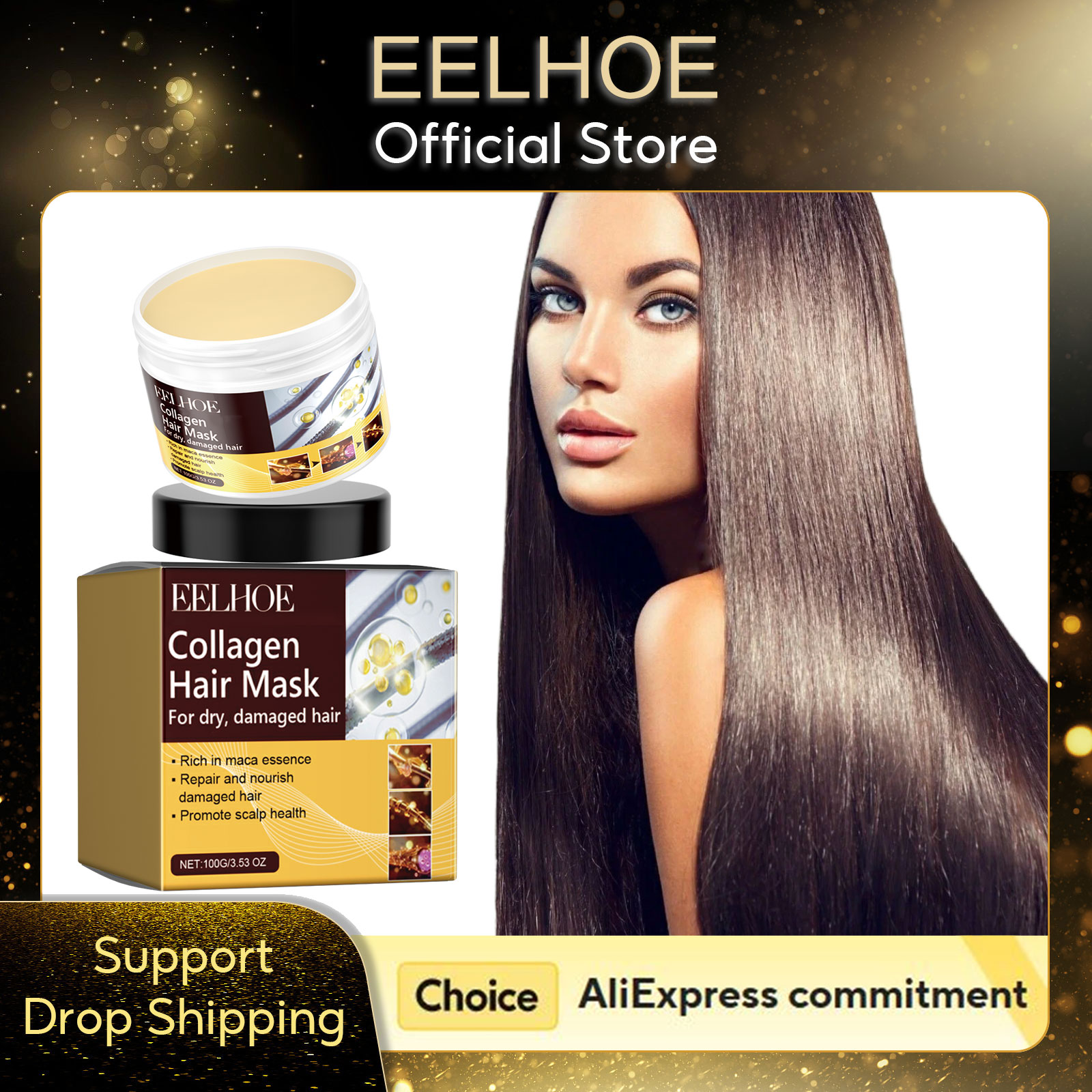 EELHOE Collagen Hair Mask Anti - đánh giá và giá Hair Care Collagen