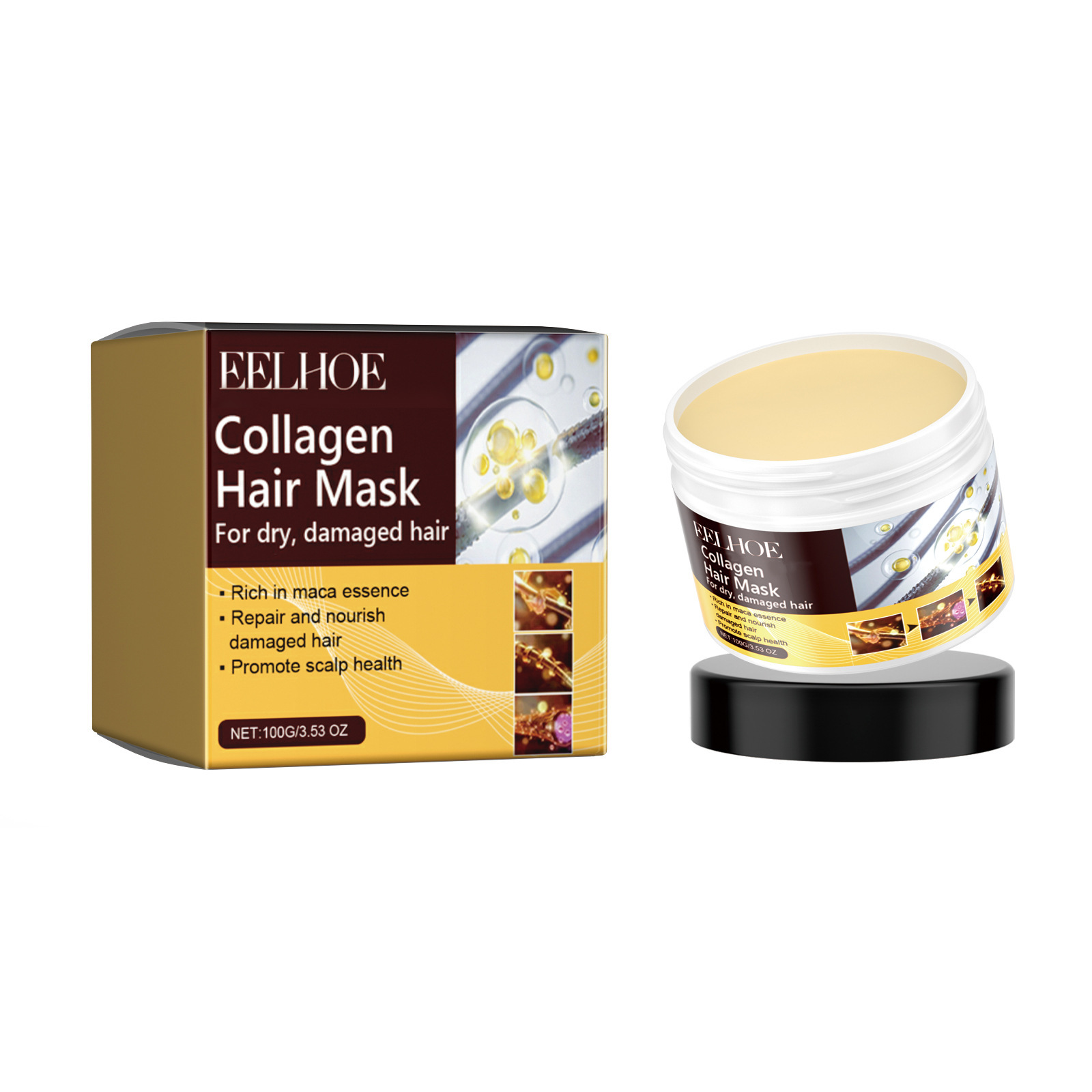 EELHOE Collagen Hair Mask Anti - đánh giá và giá Hair Care Collagen