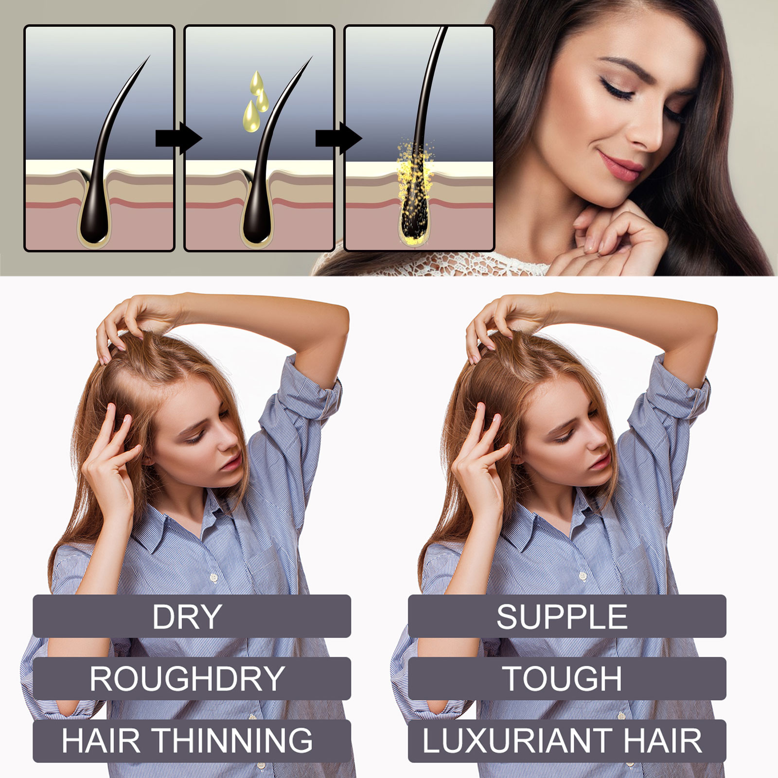 Biotin Hair Oil Collagen Scalp - đánh giá và giá Hair Care Ginseng