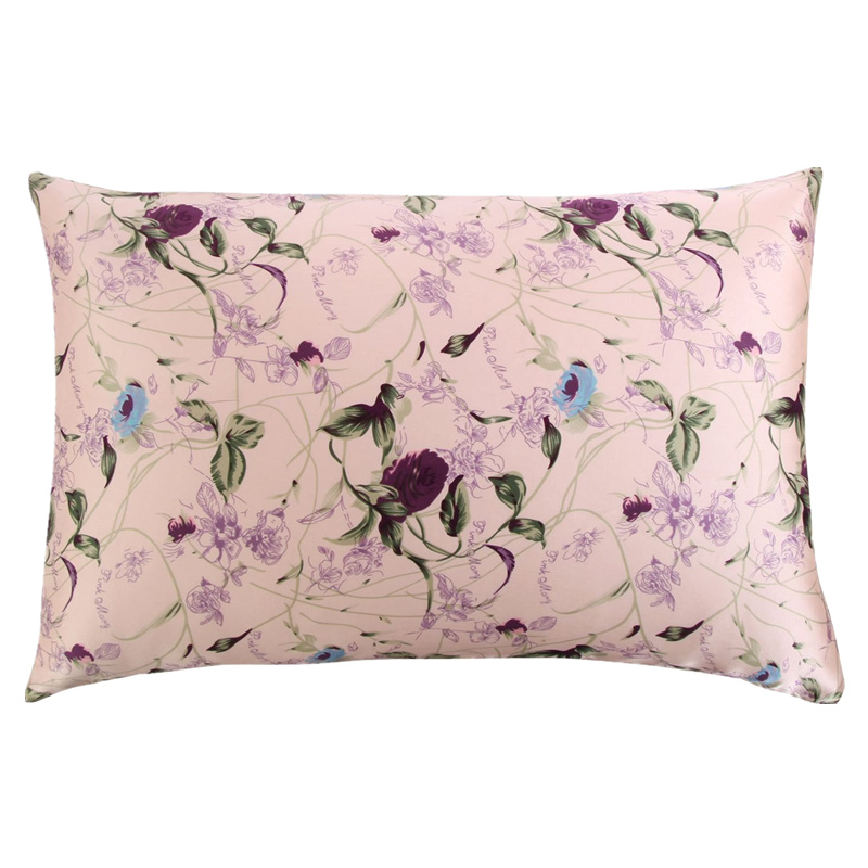 Lụa Dây Kéo Áo Gối 1Pc 100% Th - đánh giá và giá Satin Pillowcase Silk