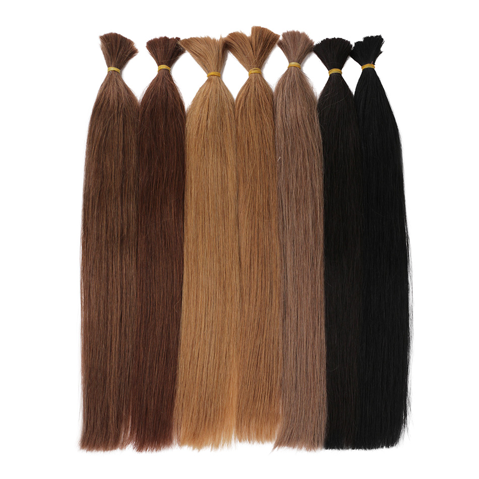 Ginger Human Hair Bulk 350# No - đánh giá và giá Hair Care Orange