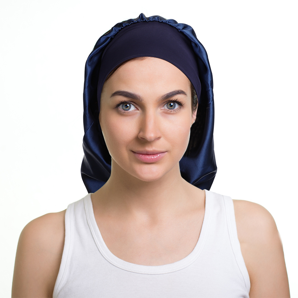 Satin Bonnet Long Hair Hat Sof - đánh giá và giá Hair Care Long Hair