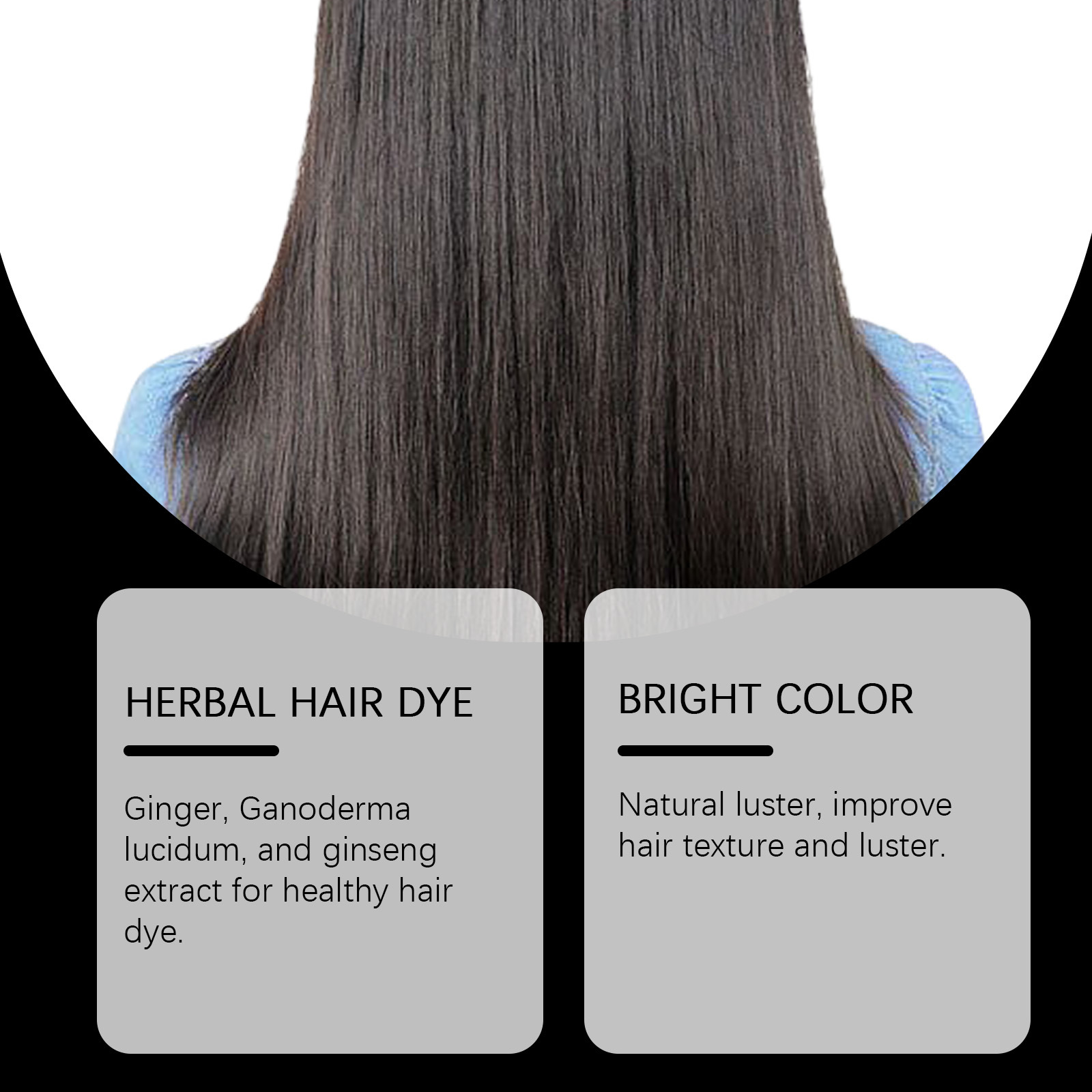 Natural Herbal Black Hair Dye  - đánh giá và giá Hair Care Steps