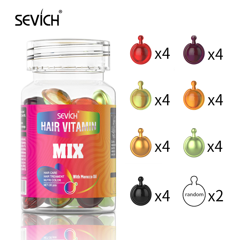 Sevich Hair Vitamin Capsule Ke - đánh giá và giá Hair Care Collagen