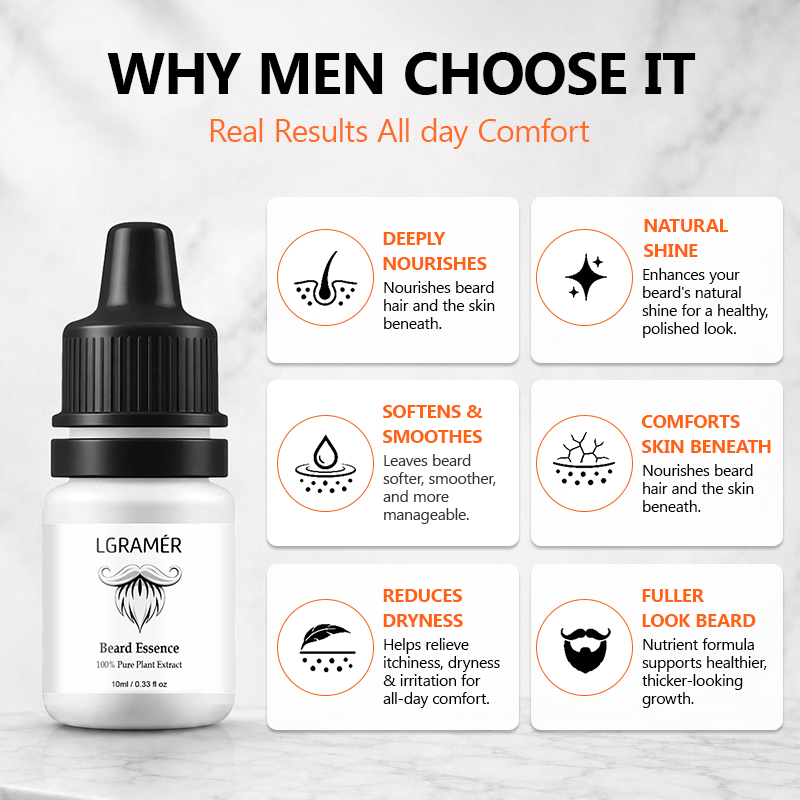 Men's Beard Growth Serum Nouri - đánh giá và giá Hair Care Serum