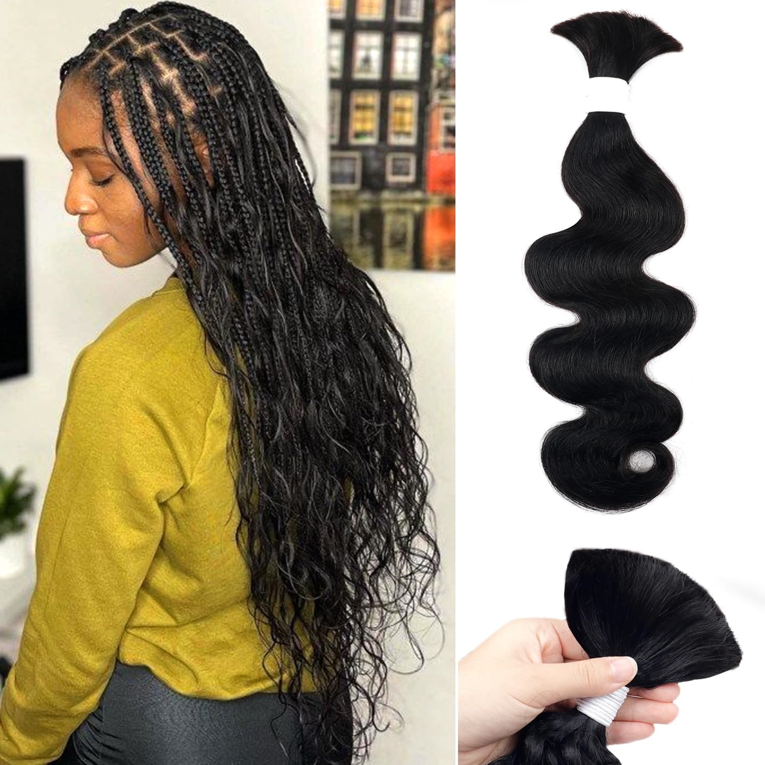 24 Inch Body Wave Braiding Hai - đánh giá và giá Hair Care Formulation