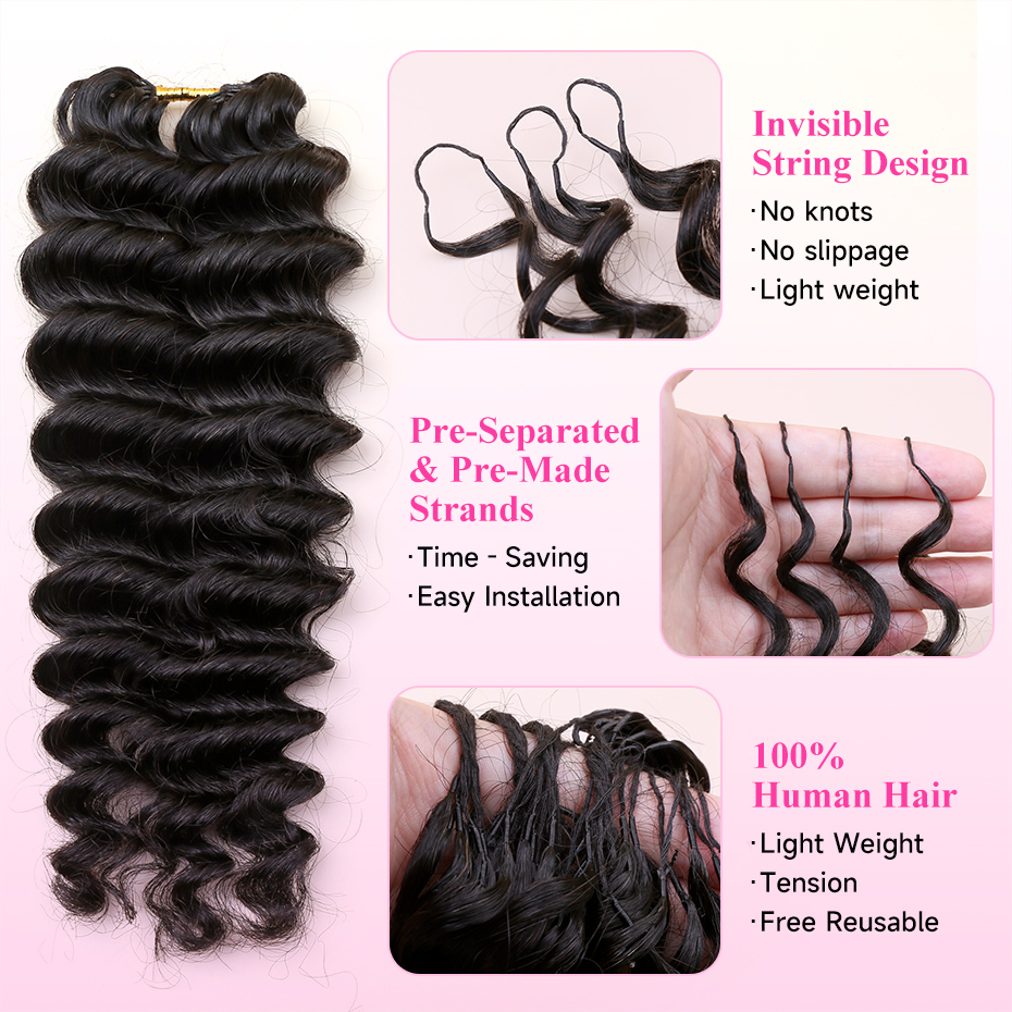 Deep Wave Feather Crochet Huma - đánh giá và giá Hair Care Formulation