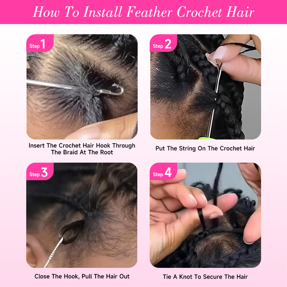 Deep Wave Feather Crochet Huma - đánh giá và giá Hair Care Formulation