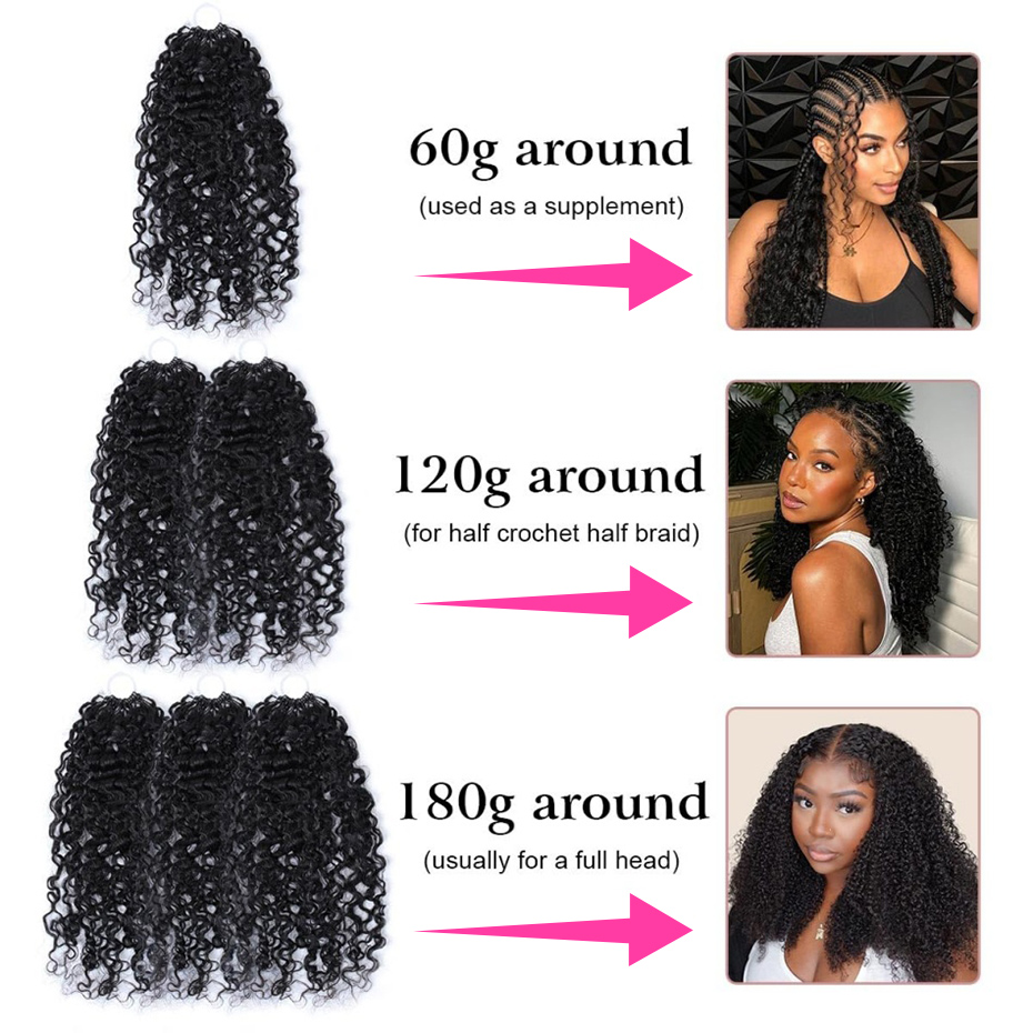 Deep Wave Feather Crochet Huma - đánh giá và giá Hair Care Formulation
