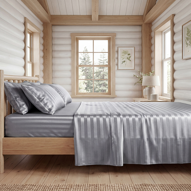 Wrinkle Resistant Striped Sati - đánh giá và giá Satin Pillowcase Silk