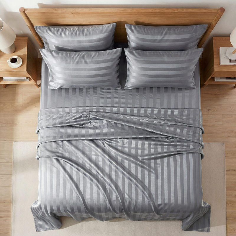Wrinkle Resistant Striped Sati - đánh giá và giá Satin Pillowcase Silk