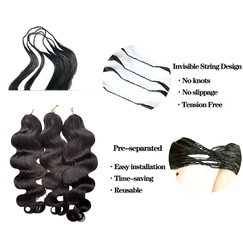 Knotless Pre Separated 100% Hu - đánh giá và giá Hair Care Formulation
