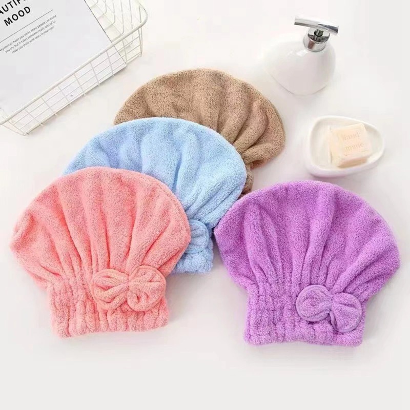 1Pc Microfiber Hair Turban wit - đánh giá và giá Hair Care Daily