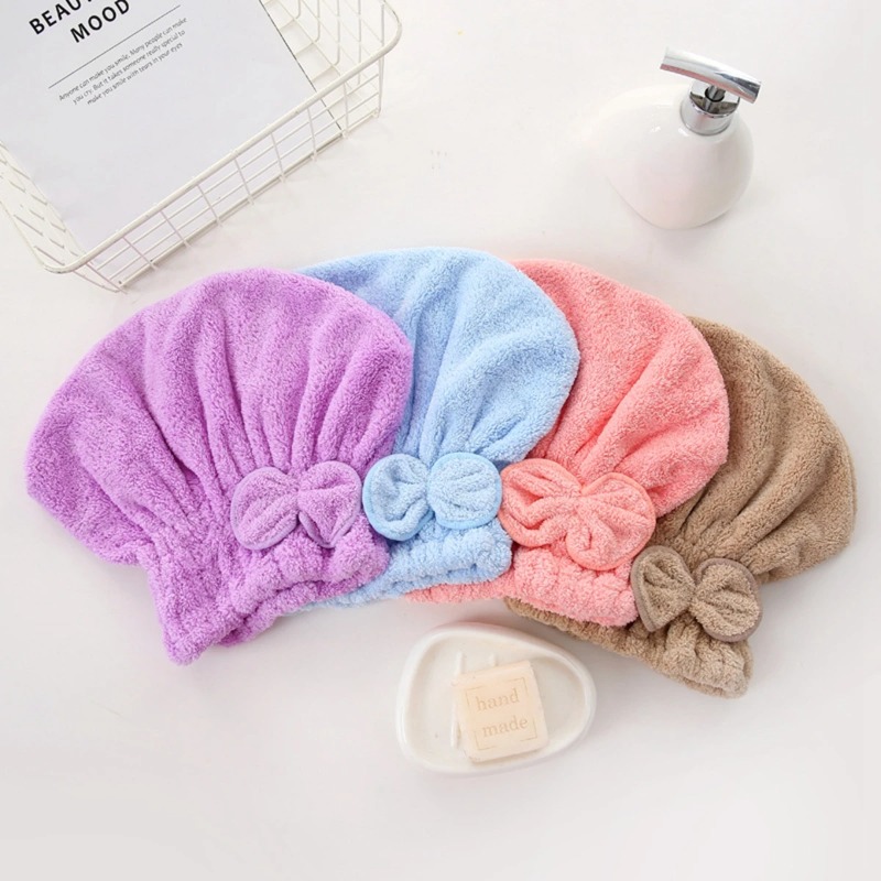 1Pc Microfiber Hair Turban wit - đánh giá và giá Hair Care Daily
