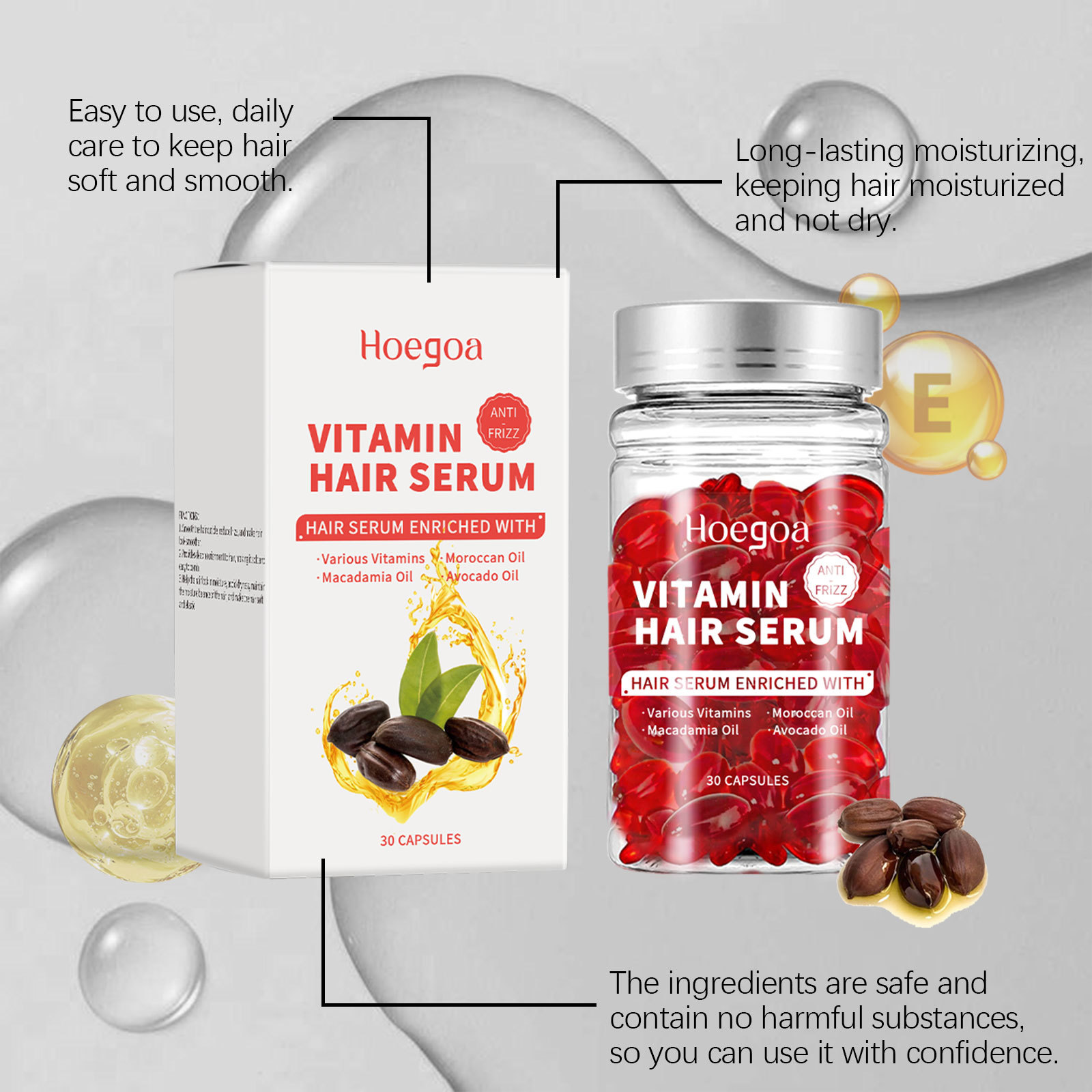Vitamin Hair Care Serum Capsul - đánh giá và giá Hair Care Long Hair
