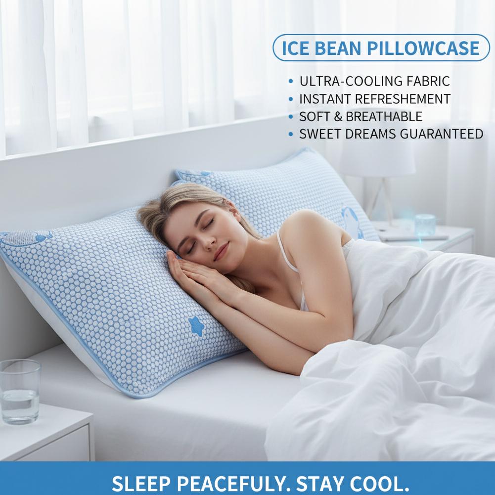 Summer Coolness Ice Silk Pillo - đánh giá và giá Satin Pillowcase Silk